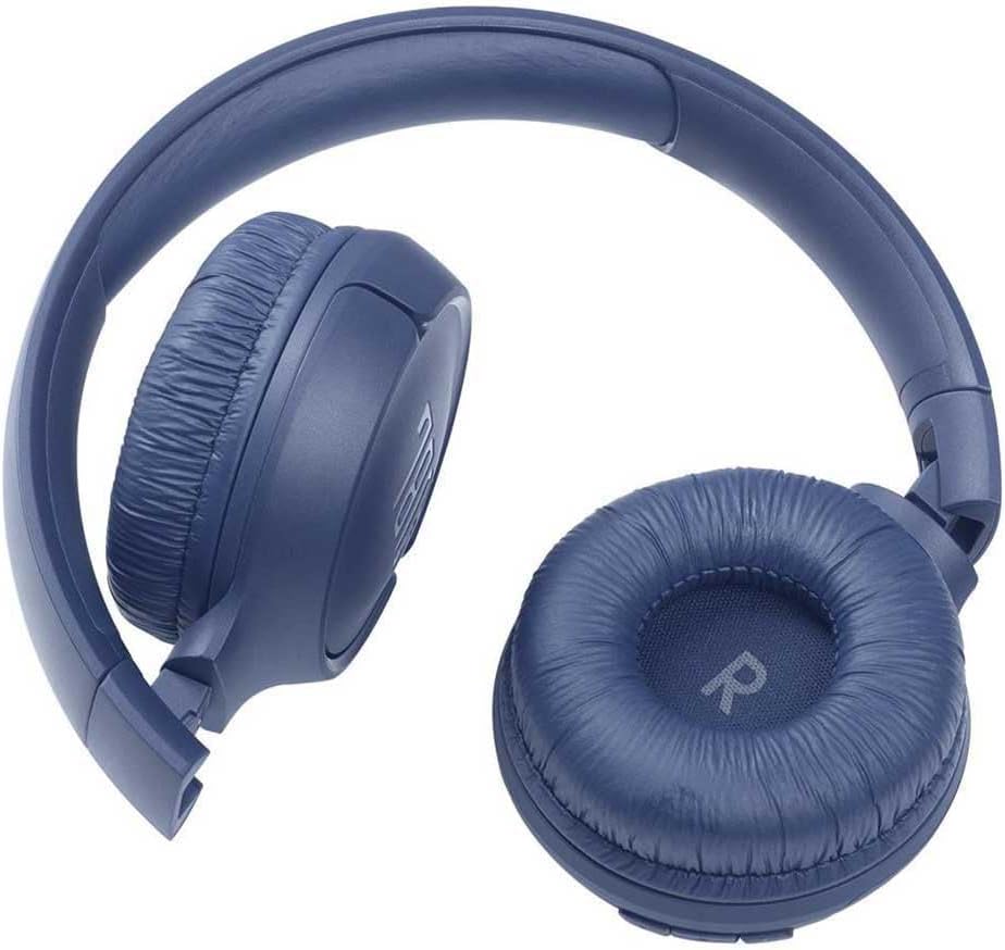 JBL Tune 510BT – Bluetooth On-Ear Kopfhörer in Blau – Faltbare Headphones mit Freisprechfunktion – K