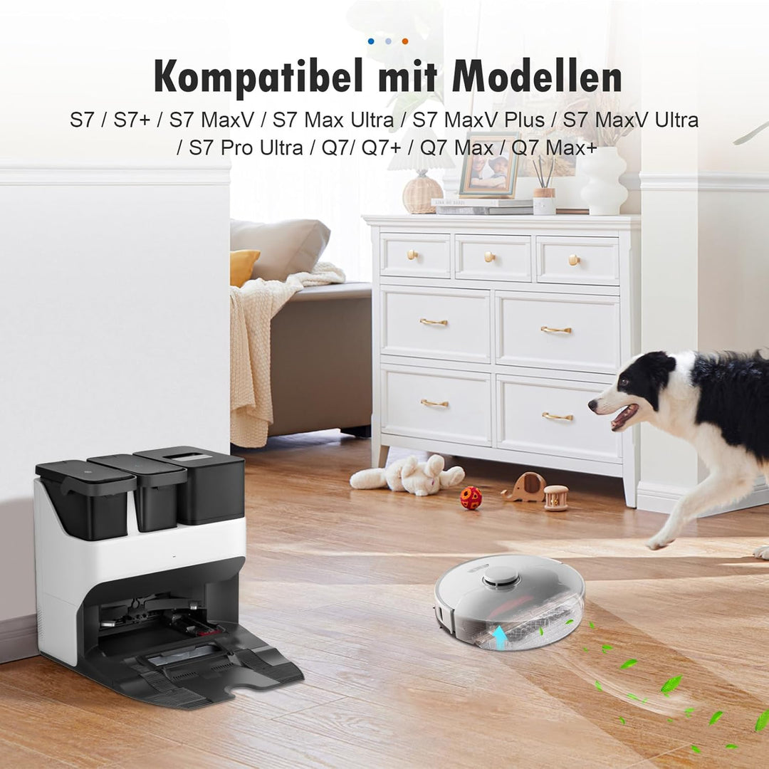 4 Stück Hauptbürste für Roborock S7 / S7+ / S7 MaxV / S7 Max Ultra / S7 MaxV Plus / S7 MaxV Ultra /