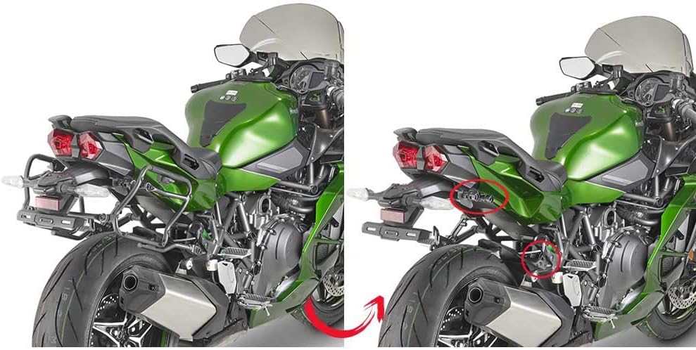 GIVI PLXR4123 Seitenkorb für Koffer V35, V37 MONOKEY Kawasaki Ninja H2 SX (18)