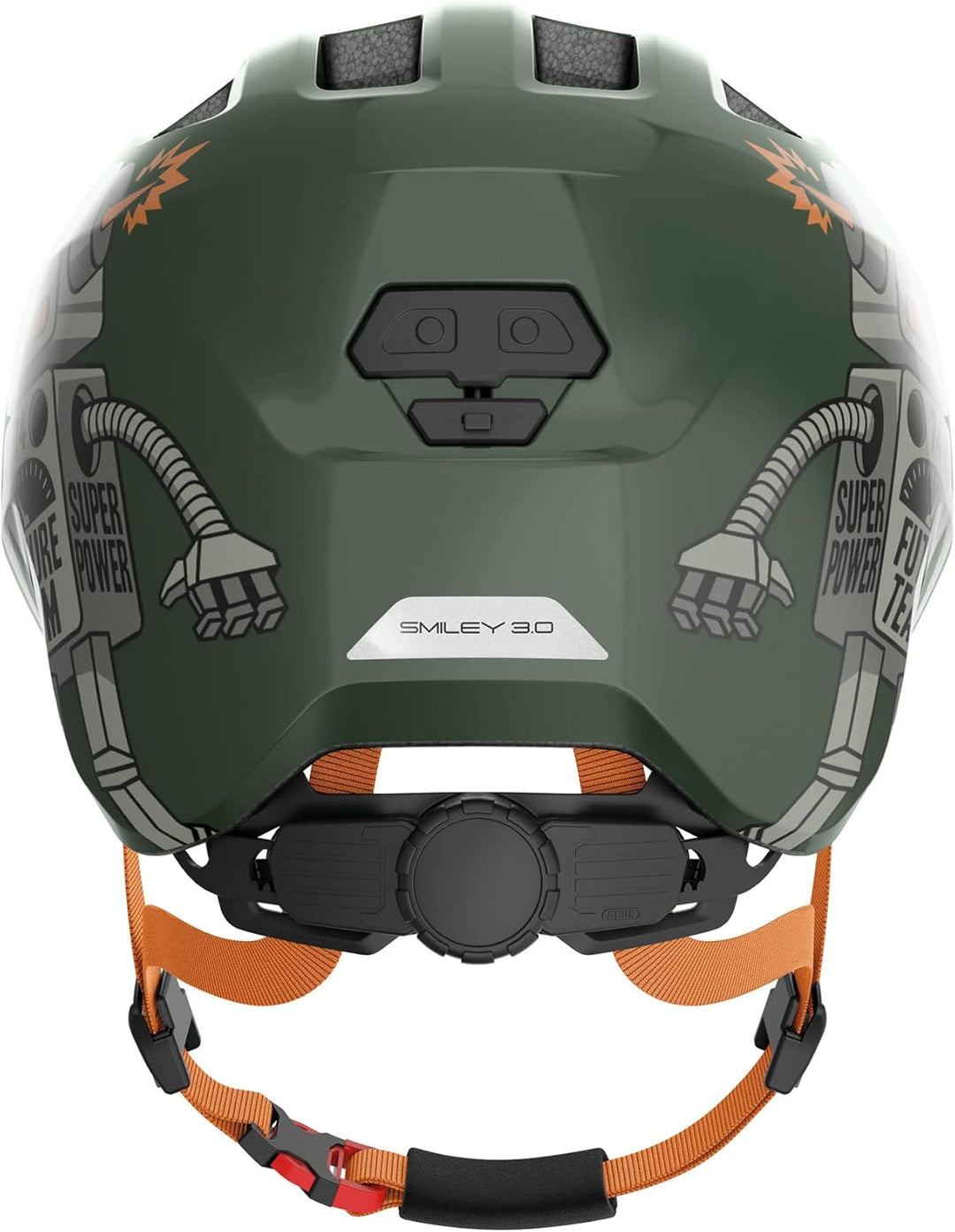 ABUS Kinderhelm Smiley 3.0 - Fahrradhelm mit tiefer Passform, kindergerechten Designs & Platz für ei