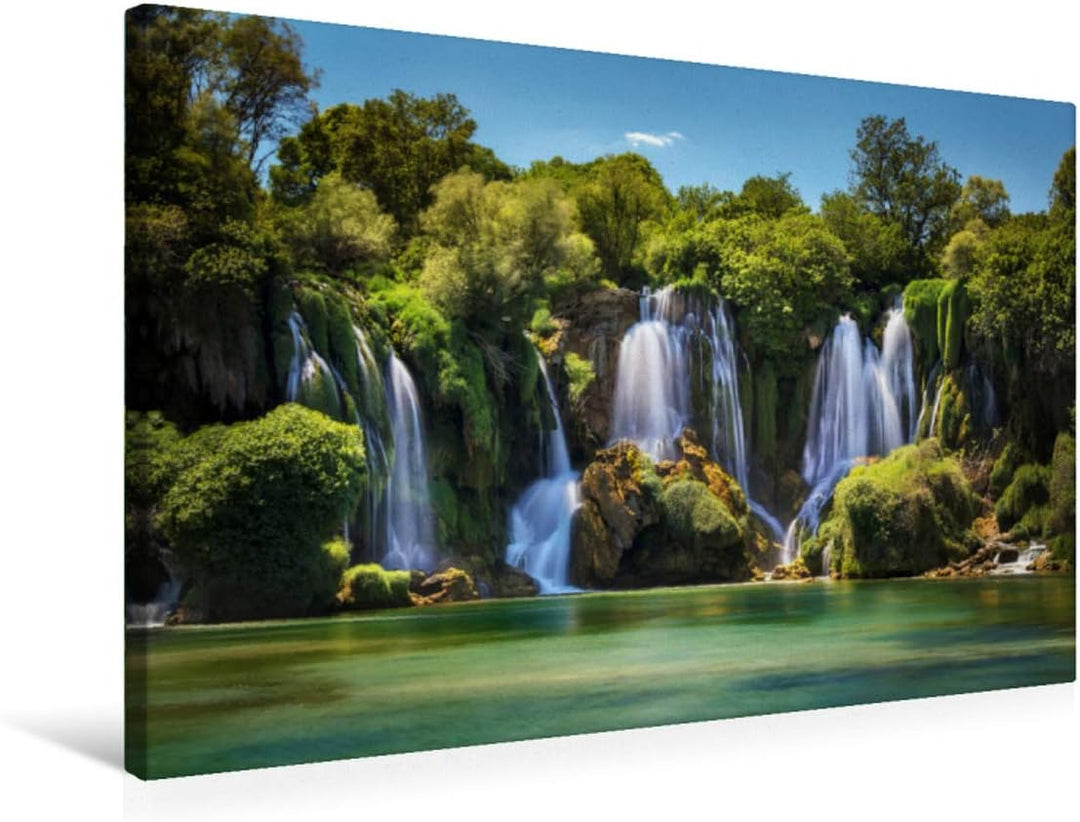 CALVENDO Kravica-Wasserfälle - Bosnien und Herzegowina 75x50cm, 75x50cm