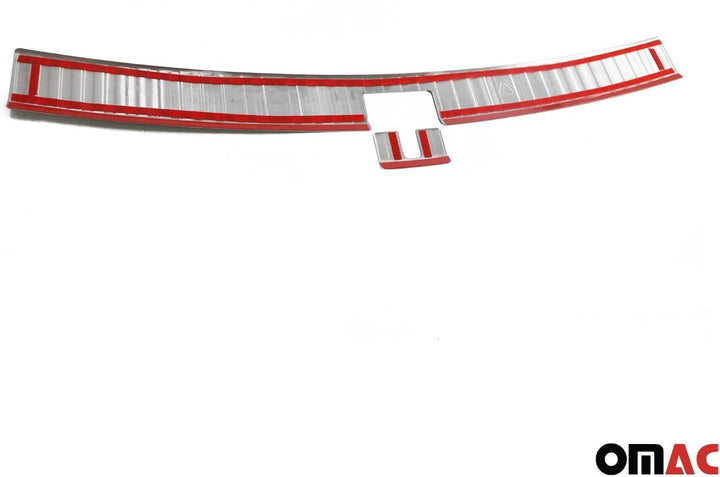 Ladekantenschutz Stossstangenschutz kompatibel mit Skoda Kodiaq NS7 2017-2023 Edelstahl Chrom Glanz,