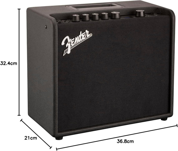 Fender Mustang LT 25 Combo Gitarrenverstärker – Geeignet für E-Gitarre LT25 (25W) Single, LT25 (25W)