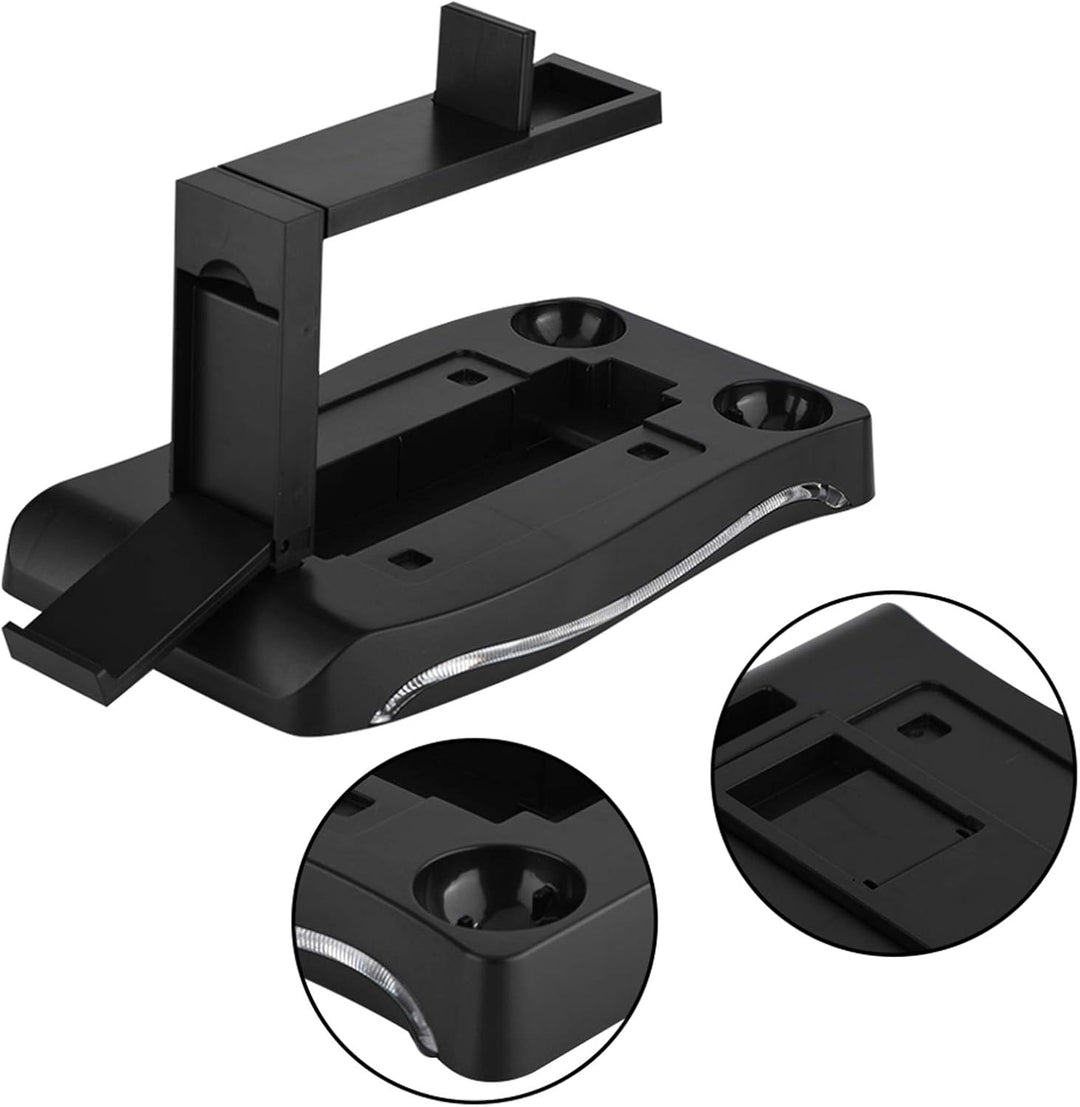 Ladestation für PS4 VR, PS4 VR Controller Ladestation Dock Stand VR Headset Stand für Konsole von VR