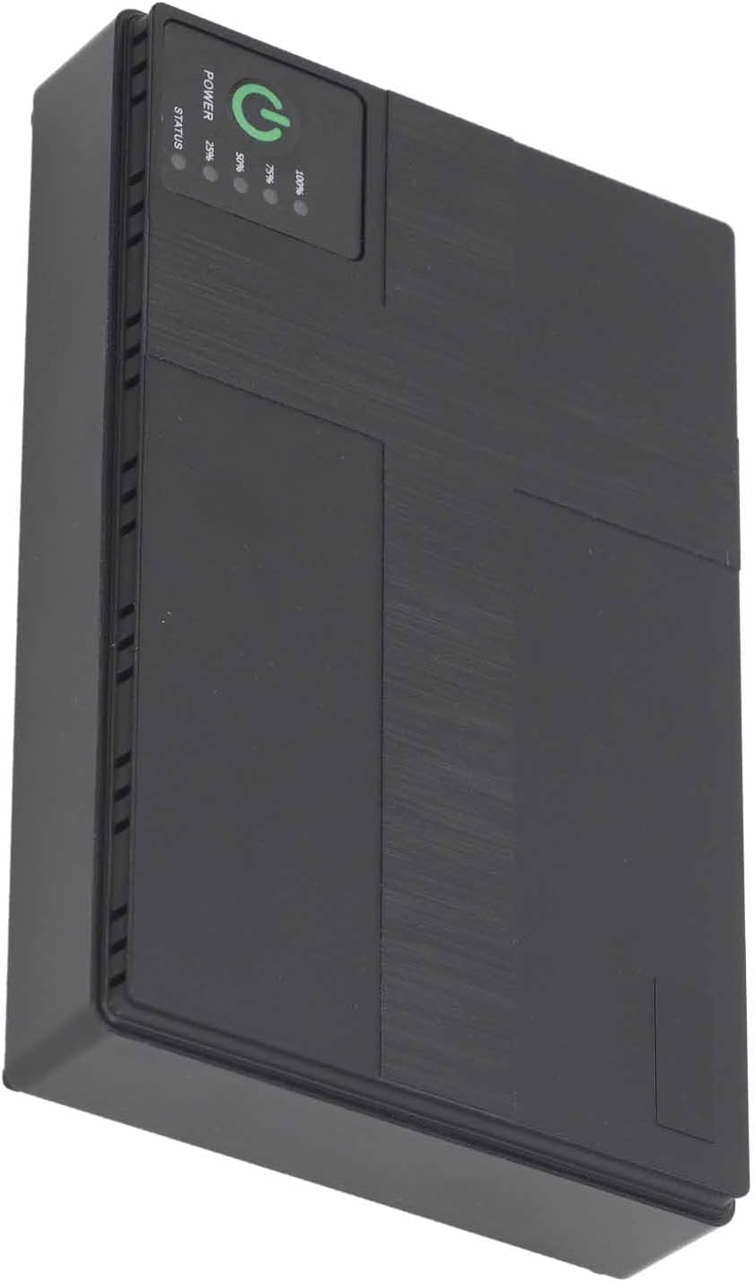 Mini-USV-Batterie-Backup 10400 MAh 18 Wh, Ausgang USB 5 V (2 A), 9 V (2 A), 12 V (2 A), POE 15 V (1