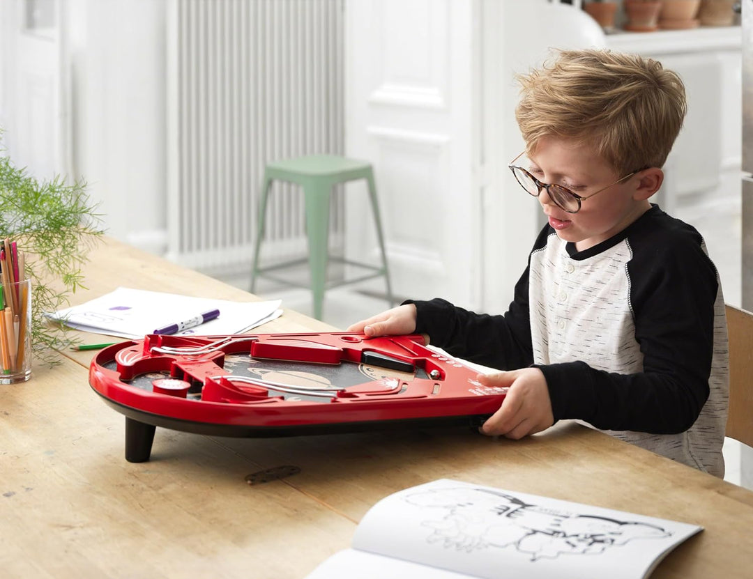 BRIO Spiele 34017 Holz-Flipper Space Safari - Pinball als Holzspielzeug für Kinder - Kinderspielzeug