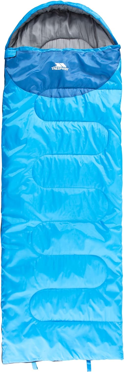 Trespass Snooze Schlafsack für 2 Jahreszeiten, Camping, Festival Weiss Einheitsgrösse, Weiss Einheit