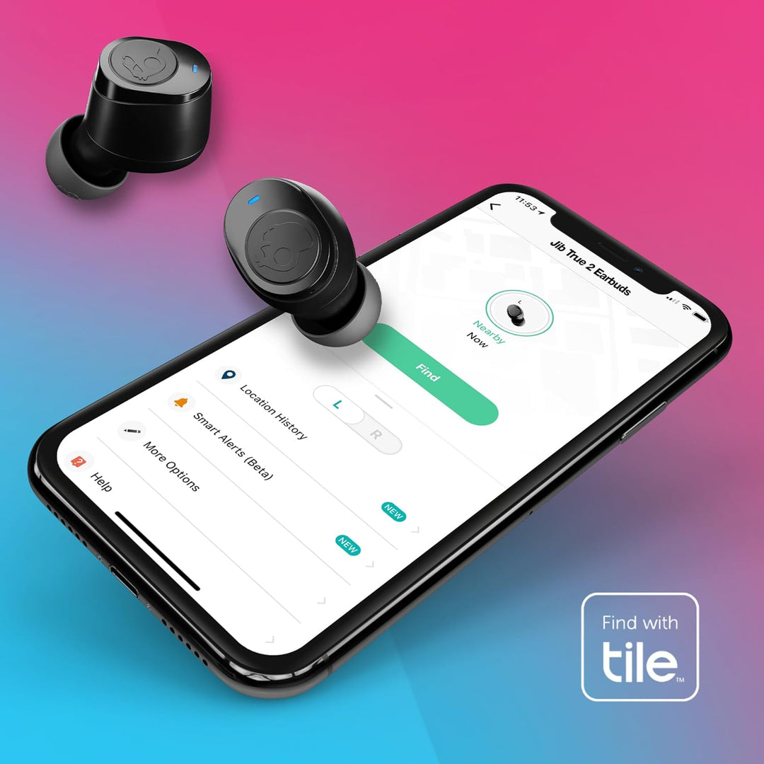 Skullcandy Jib True 2 Kabelloser In-Ear Kopfhörer, 32 Std. Akkulaufzeit, Mikro, Kompatibel mit iPhon