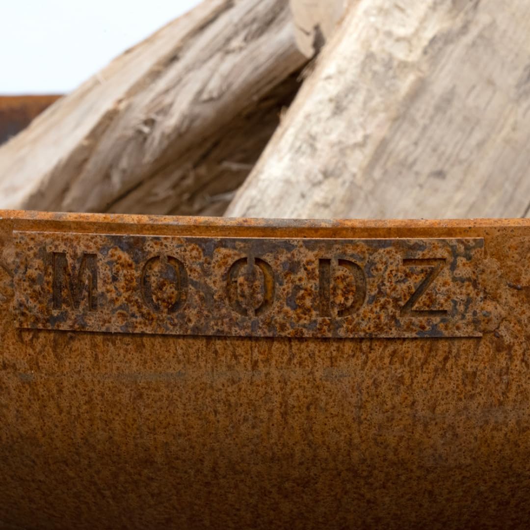 MOODZ Outdoor Living Sockel für Feuerschale zu Ø100 cm - Sockel von Cortenstahl - Design-Sockel für