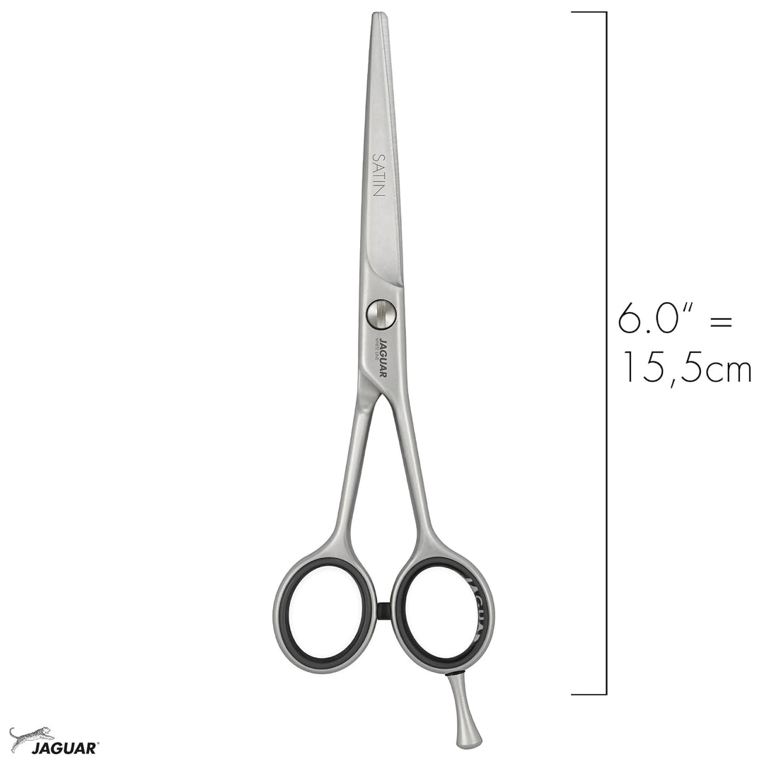 Jaguar 14560 White Line Satin, 6 Zoll, 1er Pack, (1x 1 Stück) Silber 6 Zoll, Silber 6 Zoll