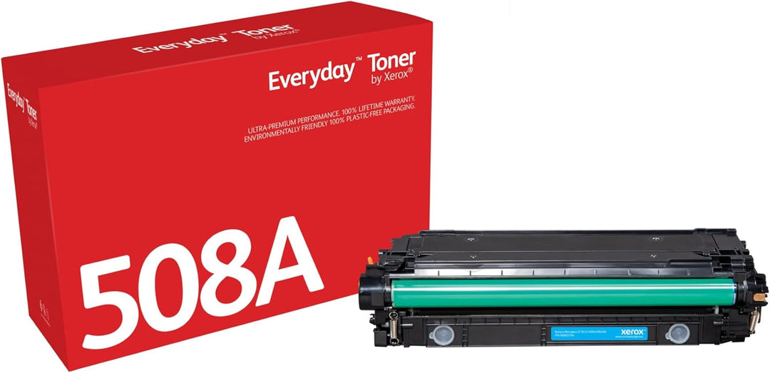 Cyan Tonerkartusche, entspricht HP 508A in Laserfarbe, cyan