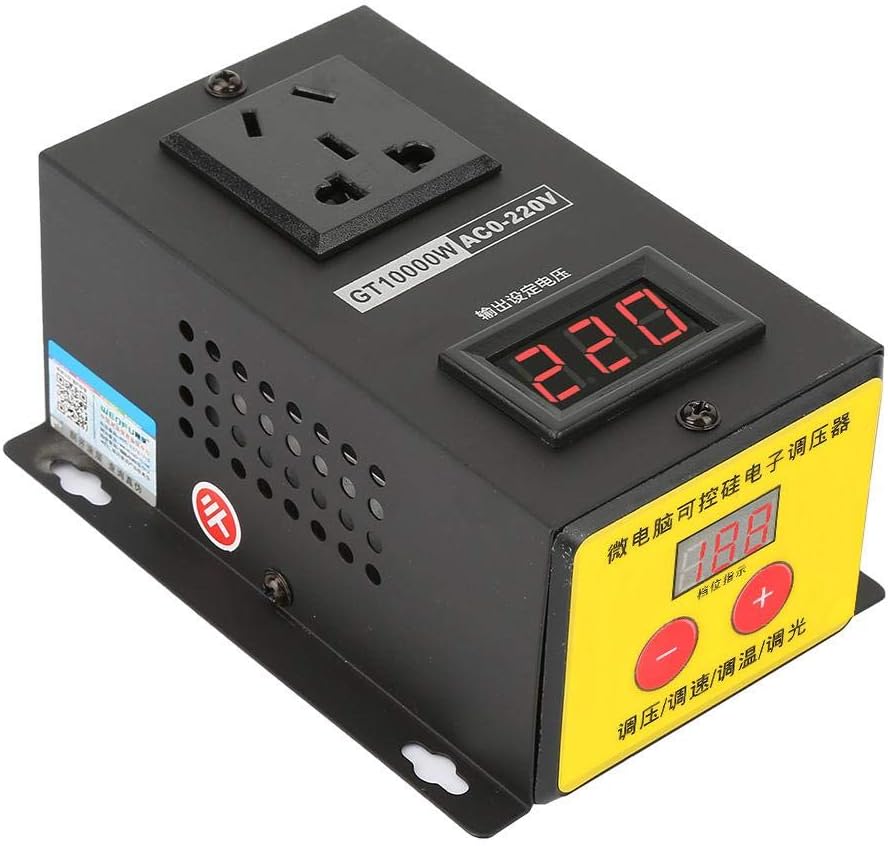 AC 220 V Spannungsregler 10000W Hochpräziser einstellbarer elektronischer Thyristor-Spannungsregler