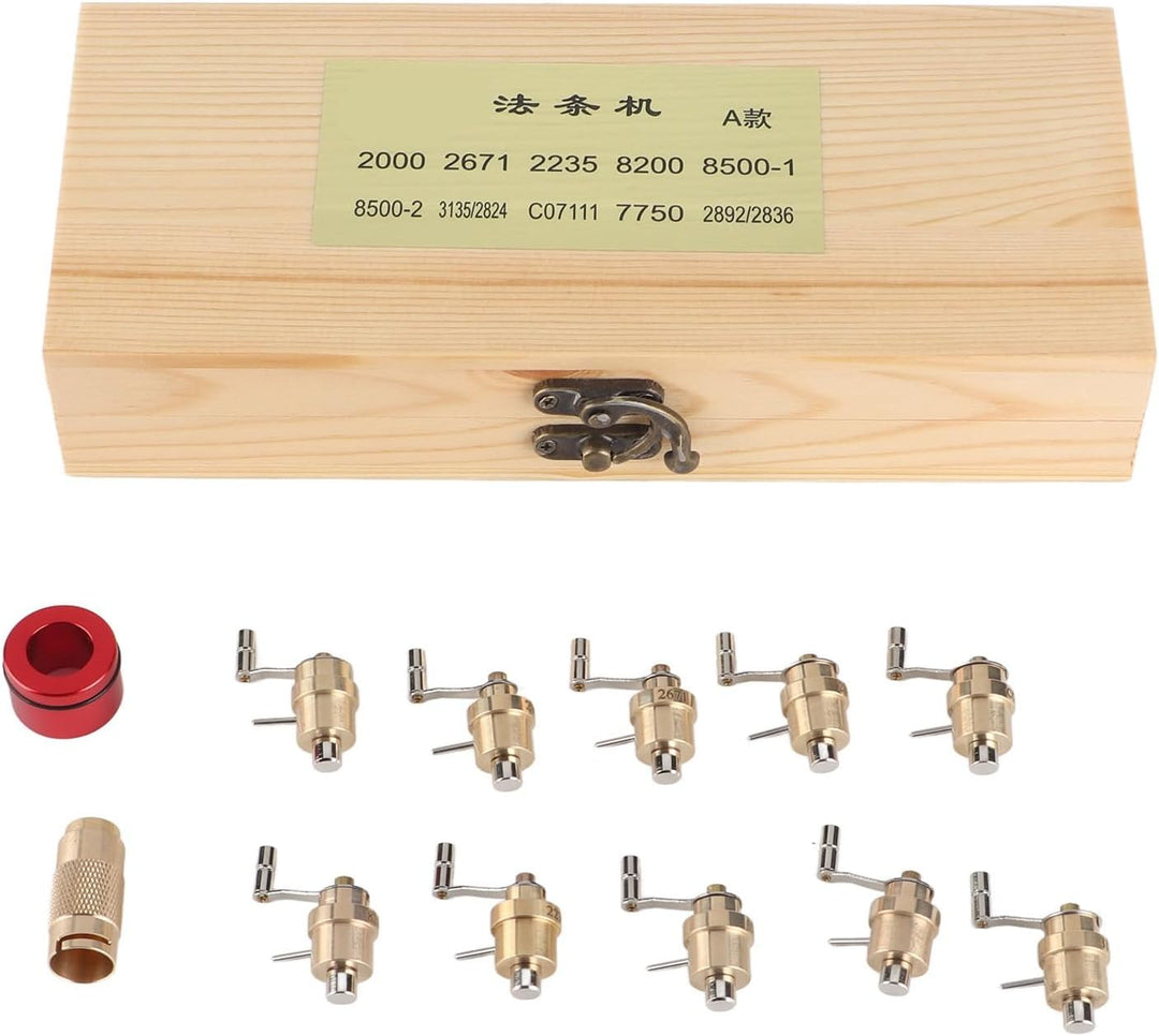 Uhren Hauptfederaufzug, Uhrenbeweger, Hauptfeder Aufzug Set Messing Uhrenreparaturwerkzeug, Armbandu