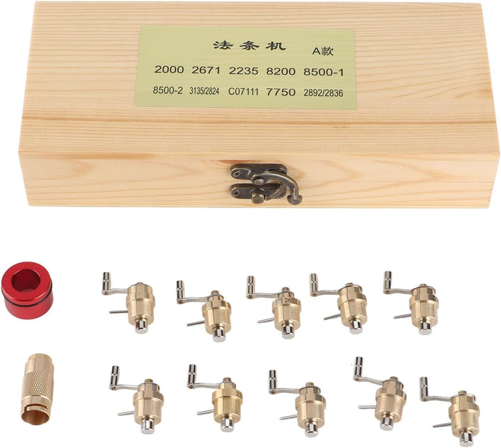 Uhren Hauptfederaufzug, Uhrenbeweger, Hauptfeder Aufzug Set Messing Uhrenreparaturwerkzeug, Armbandu