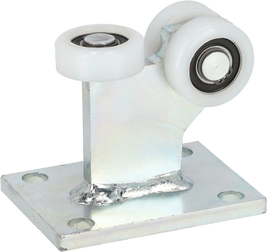 KOTARBAU® 2er Set Laufrolle für Schiebetor ohne Höheneinstellung ⌀ 43 mm 3 Rollen Robuste Ausstattun