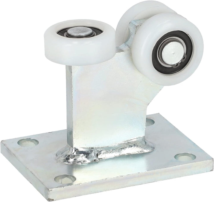 KOTARBAU® 2er Set Laufrolle für Schiebetor ohne Höheneinstellung ⌀ 43 mm 3 Rollen Robuste Ausstattun