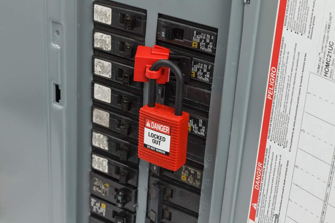 Brady (NYL-BLK-38PL-KD) SafeKey Nylon Lockout-Vorhängeschloss Mit Nylon Bügel 38.00 mm Schwarz KD -