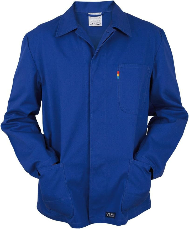Carson Classic Workwear Arbeitsjacke aus reiner Baumwolle, 1 Stück, 60, royal, KTH709J.A