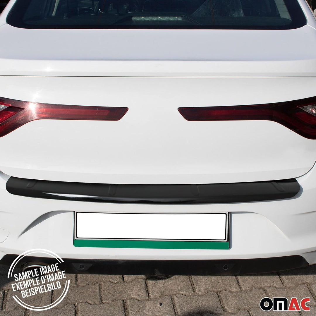 Ladekantenschutz Stossstangenschutz kompatibel mit VW T5 Multivan 2003-2015 ABS Glanz 1x, ABS Glanz