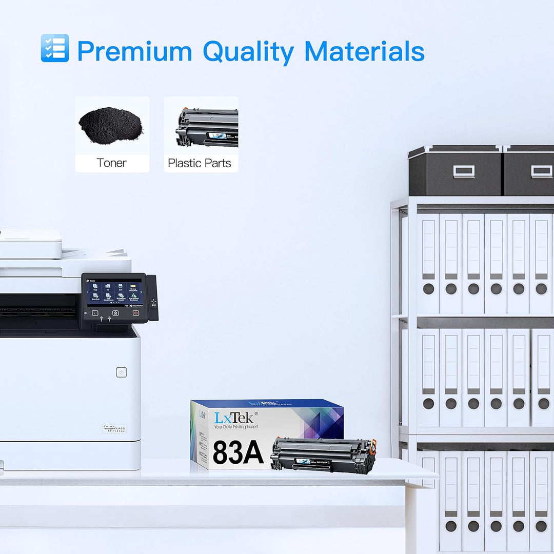 LxTek 83A Toner Kompatibel für HP 83A CF283A für HP Laserjet Pro MFP M125nw M127fw M127fn M225dw M12