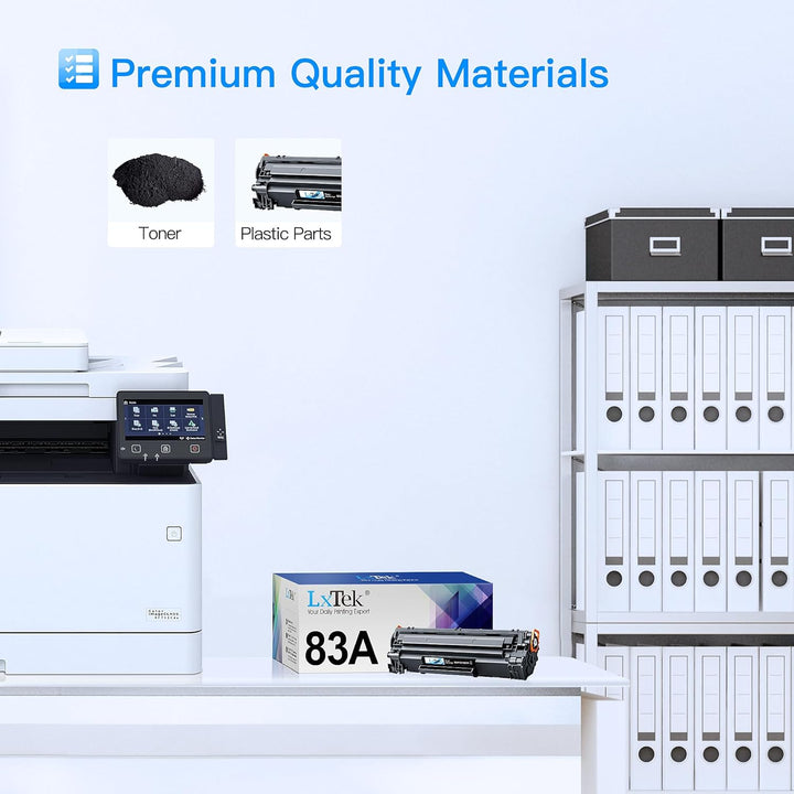 LxTek 83A Toner Kompatibel für HP 83A CF283A für HP Laserjet Pro MFP M125nw M127fw M127fn M225dw M12