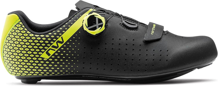 Northwave Strassenschuhe Core Plus 2 41.5 EU Gelb, 41.5 EU Gelb