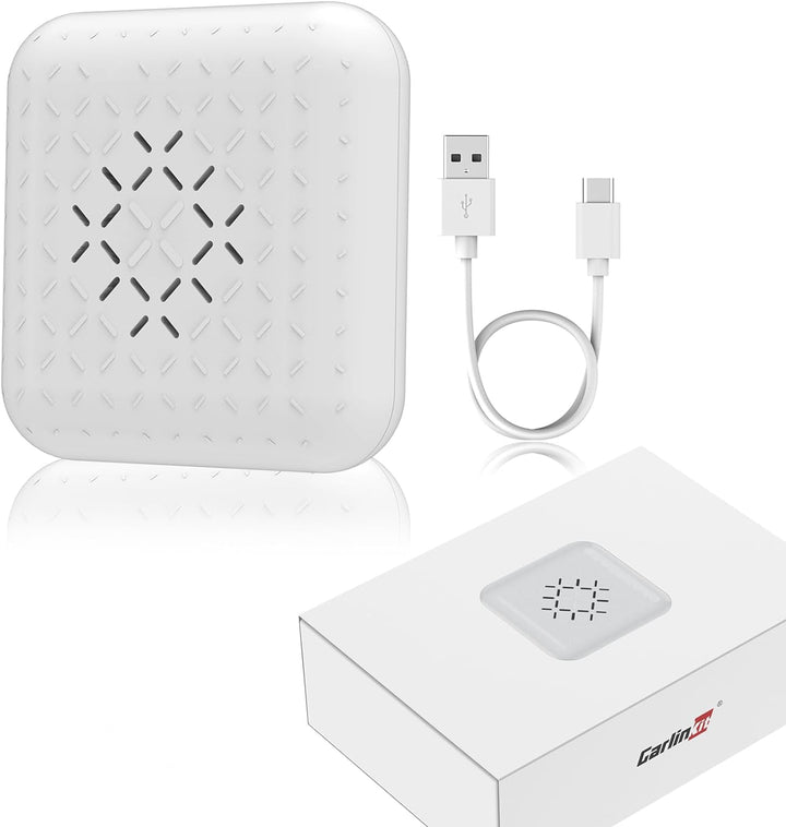 CarlinKit 3.0 Mini Wireless CarPlay Adapter für werkseitig verkabelte CarPlay Autos, kompatibel mit