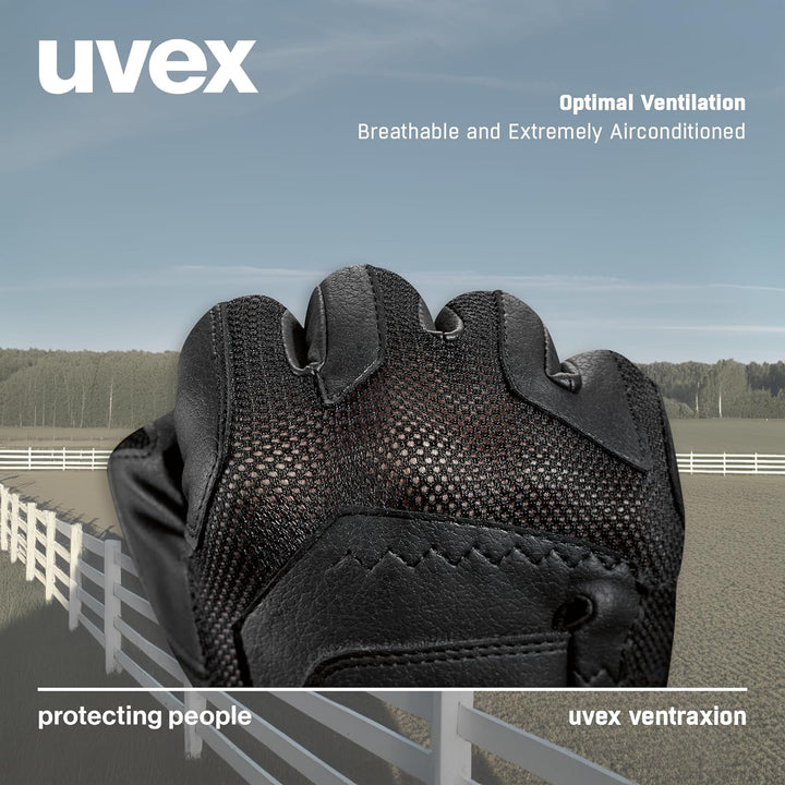 Uvex Unisex – Erwachsene Ventraxion Reithandschuhe 9-10 blue, 9-10 blue