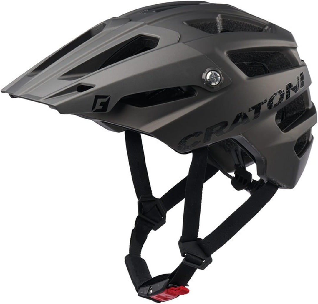 Cratoni Unisex – Erwachsene Alltrack Helme, Coffee Metallic Matt, L