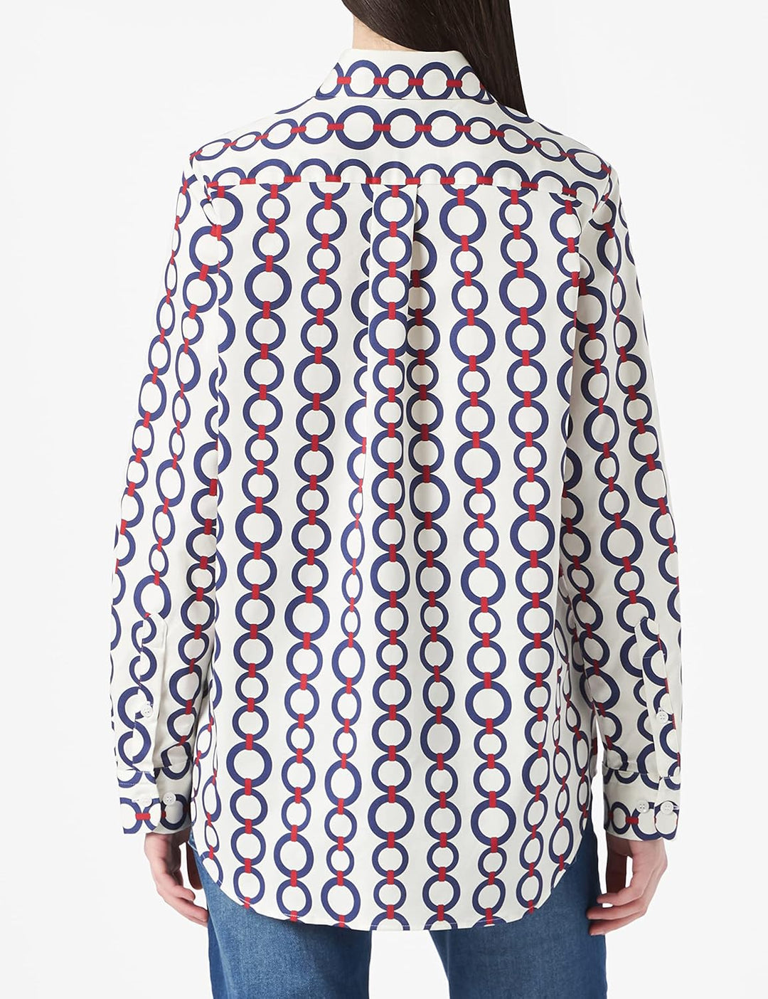 Seidensticker Damen Bluse - Fashion Bluse - Hemdblusenkragen - Langarm - 100% Baumwolle 36 Weiss, 36