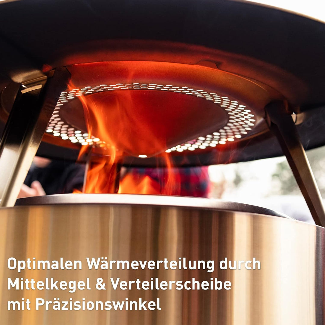 Solo Stove Bonfire Wärmeverteiler für Feuerschale | Mit 3 abnehmbaren Füssen, Zubehör für Ranger Feu