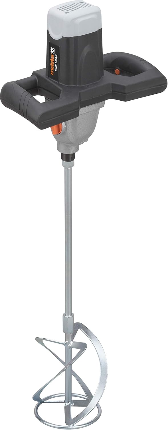 Meister Rührwerk 1400 W, MRW1400-2 - M14 Aufnahme - 2-Gang-Getriebe - Softstart - Elektronische Dreh
