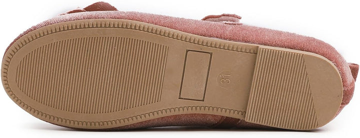 Feversole Girls Cute Dress, Mädchen süsses Kleid Mary Jane Schuhe weiche Party Urlaub Ballerinas 30