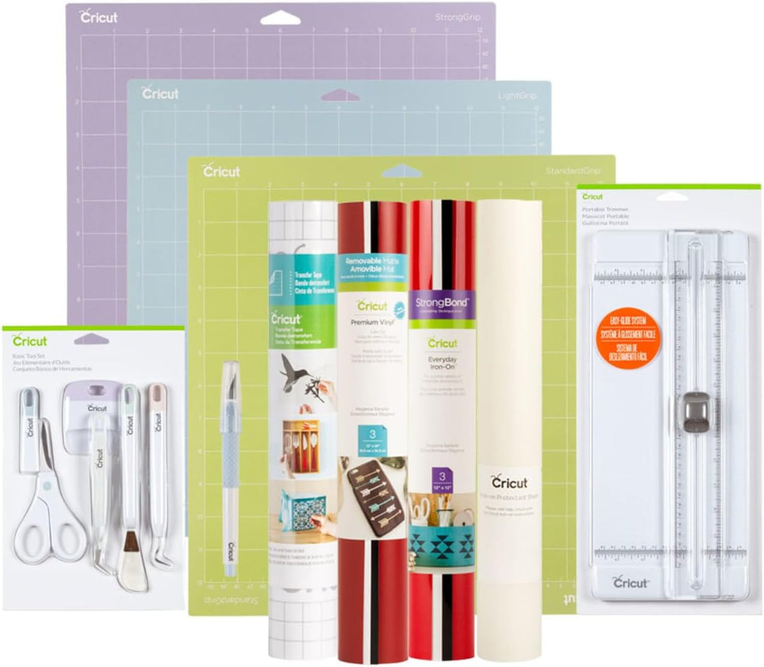 Cricut 2008743 Essentials Material-Set, Vinyl, Vielfalt