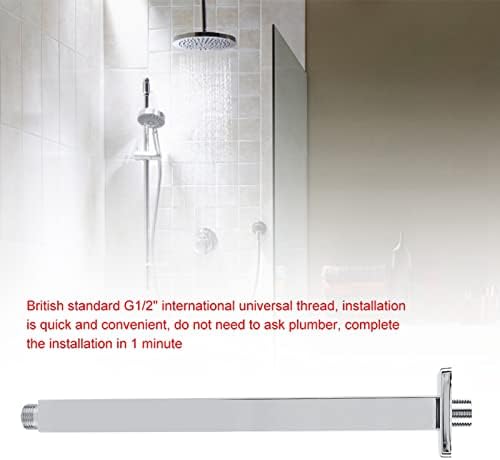 Dusche Arm Wand Quadrat Edelstahl Top Gerade Dusche Verlängerung Arme Rohr für Badezimmer Decke Dusc