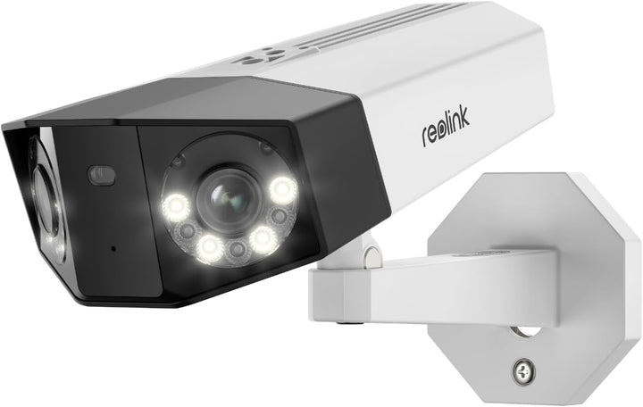 Reolink 4K Dual-Lens überwachungskamera aussen mit 180° Sichtwinkel, Outdoor IP-Kamera, Person/Fahrz