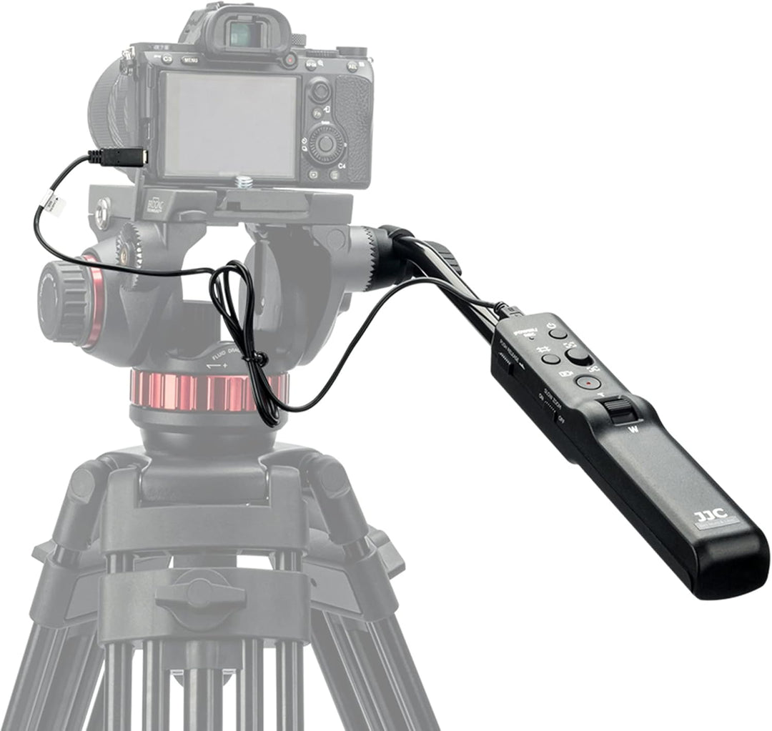 JJC Kamera Stativ Pan Bar Fernbedienung für Manfrotto 502AH 502A 504HD 509HD 526 608 504X 612 Nitrot
