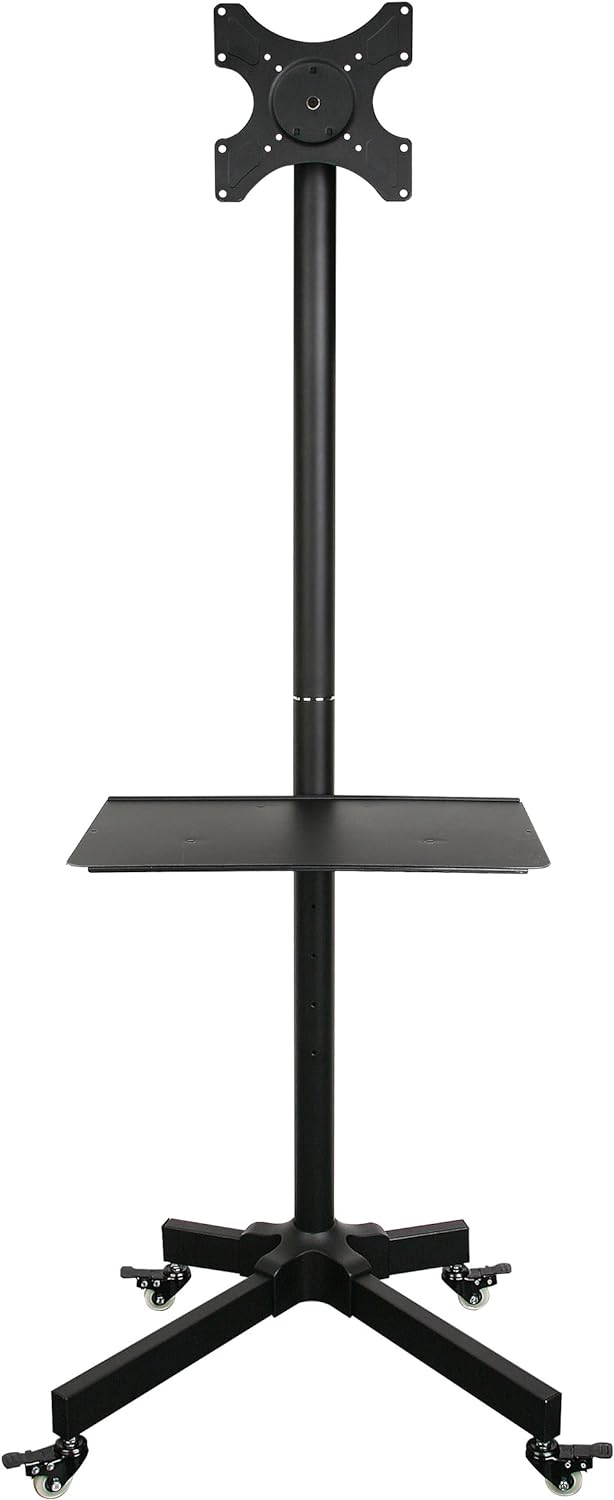 Ergosolid Standfuss mit Rollen, verstellbar, für LCD-Fernseher, 19-37 Zoll, bis 20kg, VESA-Normen vo