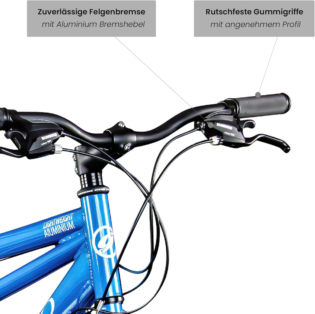 Galano Tandem Fahrrad 2 Personen Mountainbike 21 Gang Schaltung ab 145 cm Hardtail MTB Damen und Her