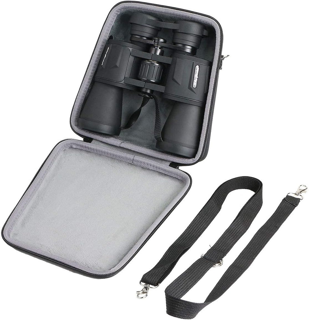 co2CREA Hart Reise Schutz Hülle Etui Tasche für BRIGENIUS/SkyGenius/Olympus Trooper 10 x 50 DPS-I Fe