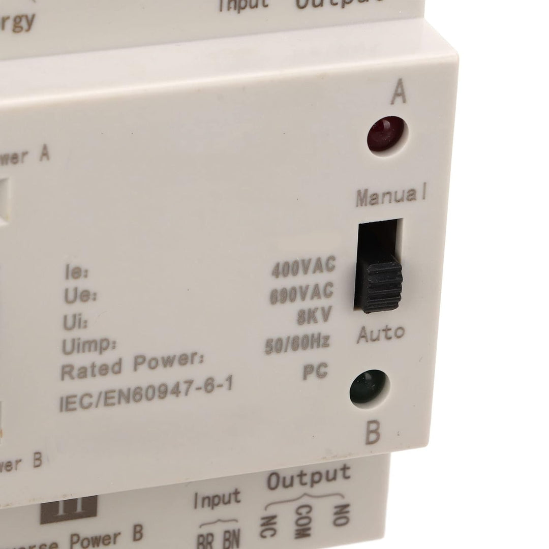 Mini ATS 2P Automatischer Transferschalter, Dual Power Switch Din Rail Typ Automatischer Transfersch