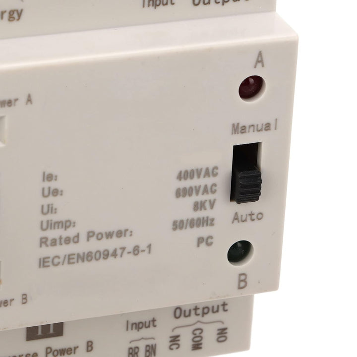 Mini ATS 2P Automatischer Transferschalter, Dual Power Switch Din Rail Typ Automatischer Transfersch