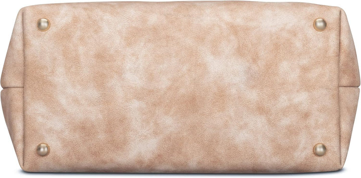 Expatrié Beuteltasche Damen - Sarah Medium - Handtasche aus Veganem PU Leder - Umhängetasche für Cit