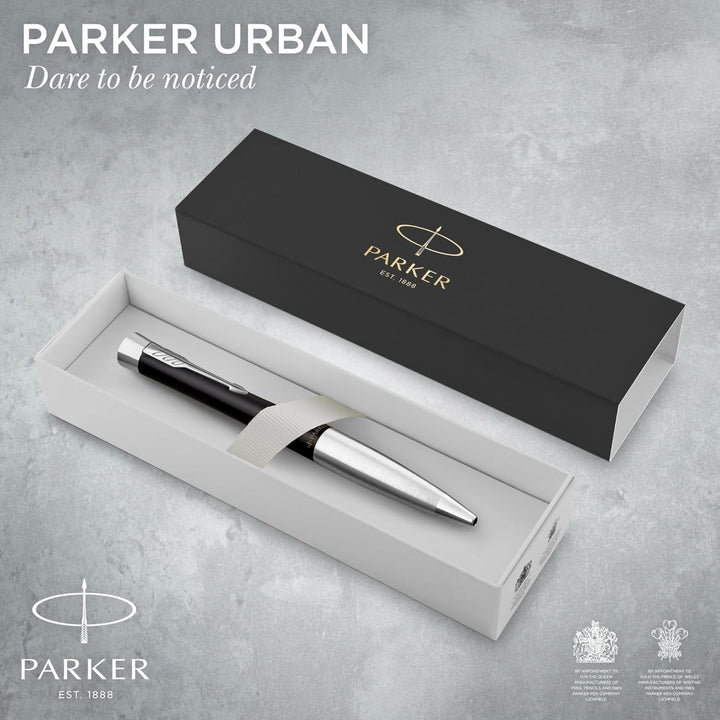 PARKER 2150858 Kugelschreiber URBAN Muted Black C.C. M Schwarz