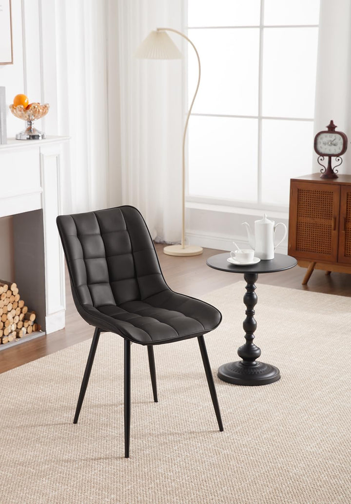 WOLTU 4 x Esszimmerstühle 4er Set Esszimmerstuhl Küchenstuhl Polsterstuhl Design Stuhl mit Rückenleh