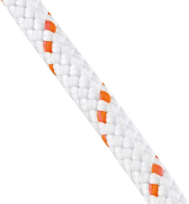 PETZL Pur Line 6 Mm Umhängeband Hyperstatisch, Ultraleicht und ultrastark 65 m Weiss / Orange, 65 m
