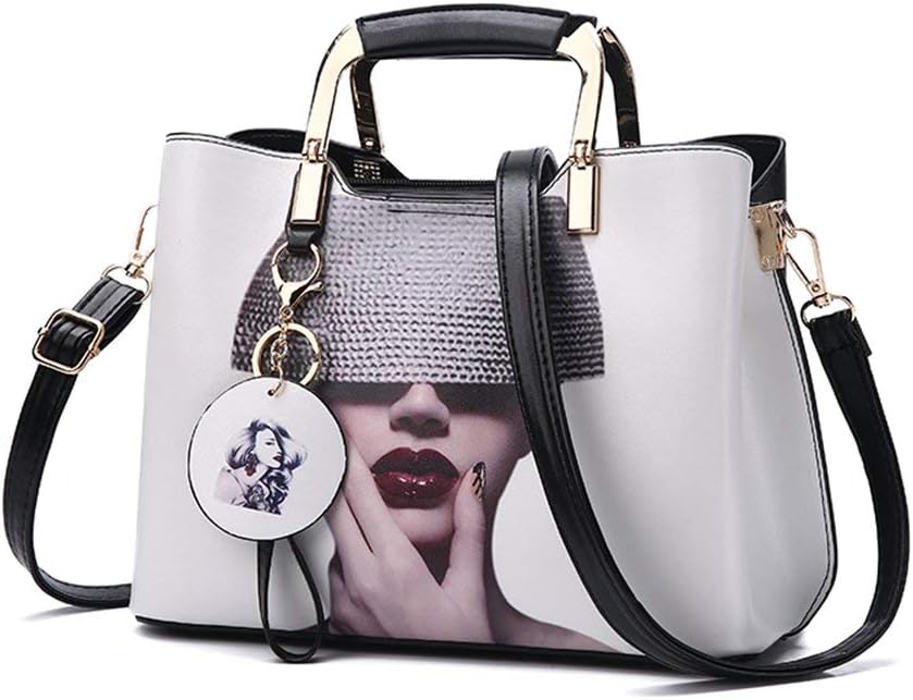 Nevenka Geldbörsen und Handtaschen für Frauen Top Griff Satchel Schultertaschen Damen Leder Tote 2,