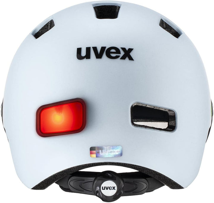 Uvex Rush Visor City Fahrrad Helm matt Light blau 2024 58-61 cm, 58-61 cm