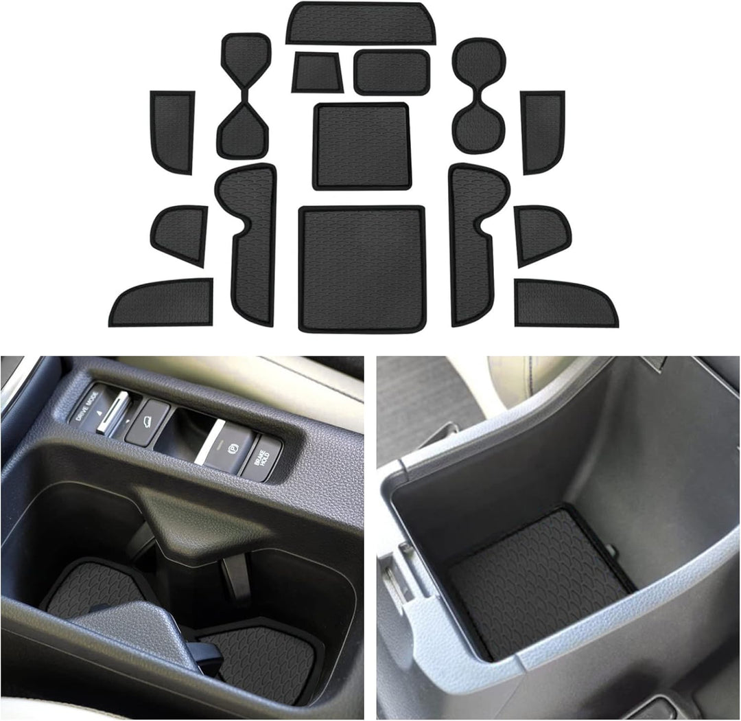 CDEFG Kompatibel mit Honda HRV 2022 HR-V Mittelkonsole Gummimatten Türschlitz rutschfest Antirutschm