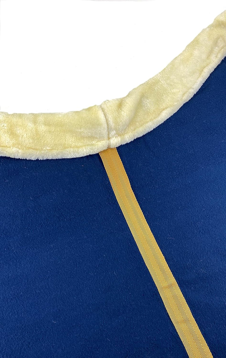 Horses, Flauschige Pile-Pferdedecke mit Pelleinsatz am Hals, für Spaziergänge ideal und bequem, mit